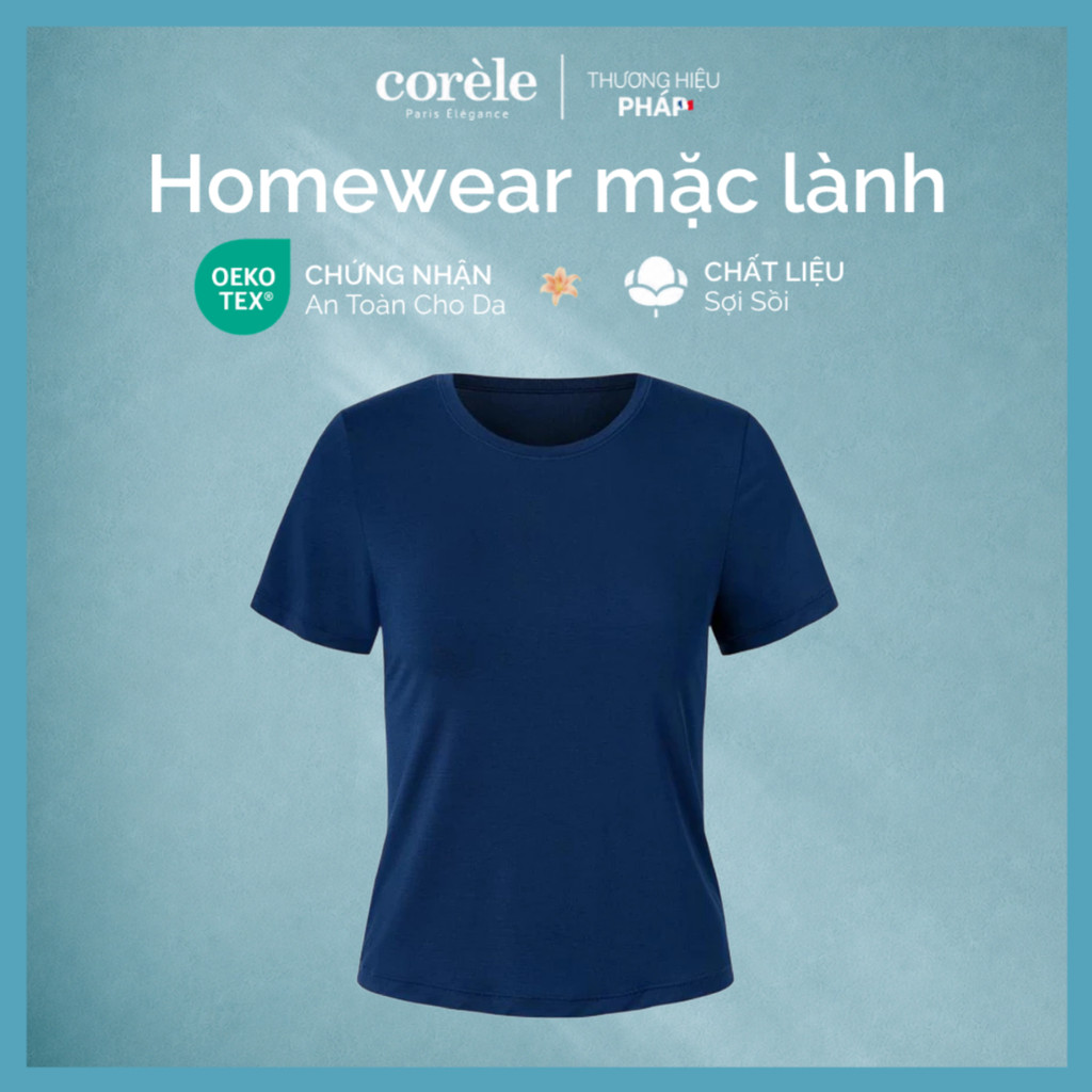 [Mặc Lành] Áo thun nữ T-shirt tay ngắn vải modal sợi sồi kháng khuẩn mềm mát, chuẩn TENCEL & OEKO-TE