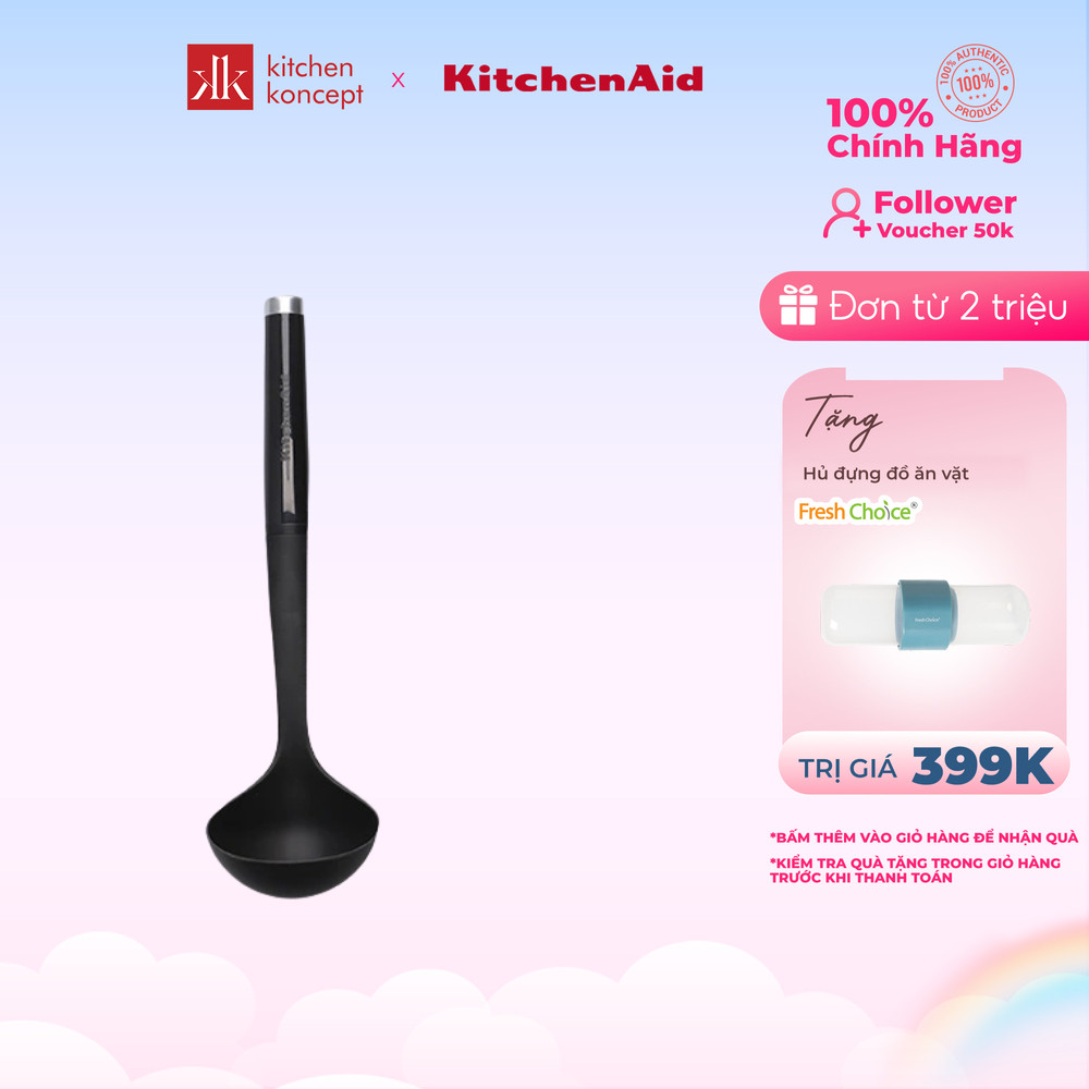 KitchenAid - Vá múc canh màu đen