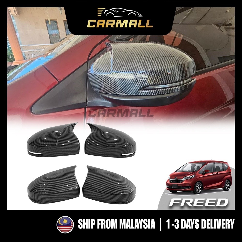 Honda Freed GB5 GB7 Gương Chiếu Hậu Bên Loại Sừng Cánh Carbon Nắp 2016-2024 Phụ Kiện Xe Hơi Trung Tâ