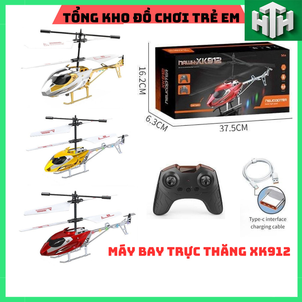 Máy bay trực thăng điều khiển từ xa thông minh XK912x, máy bay nhào lộn trên không cao cấp thích hợp
