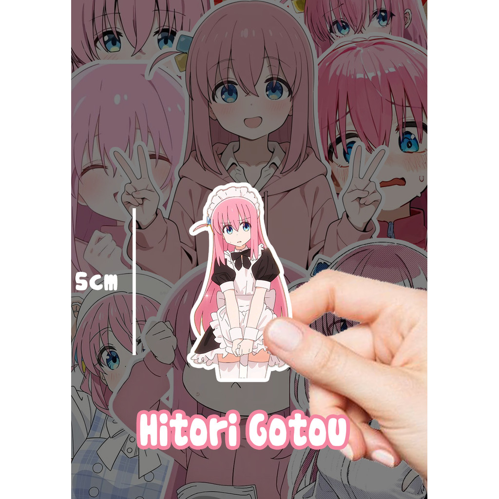 [Bocchi the Rock] Set 91 Sticker Hitori Gotou 🎸ko trùng, đã cắt sẵn bộ sưu tập dễ thương trang trí