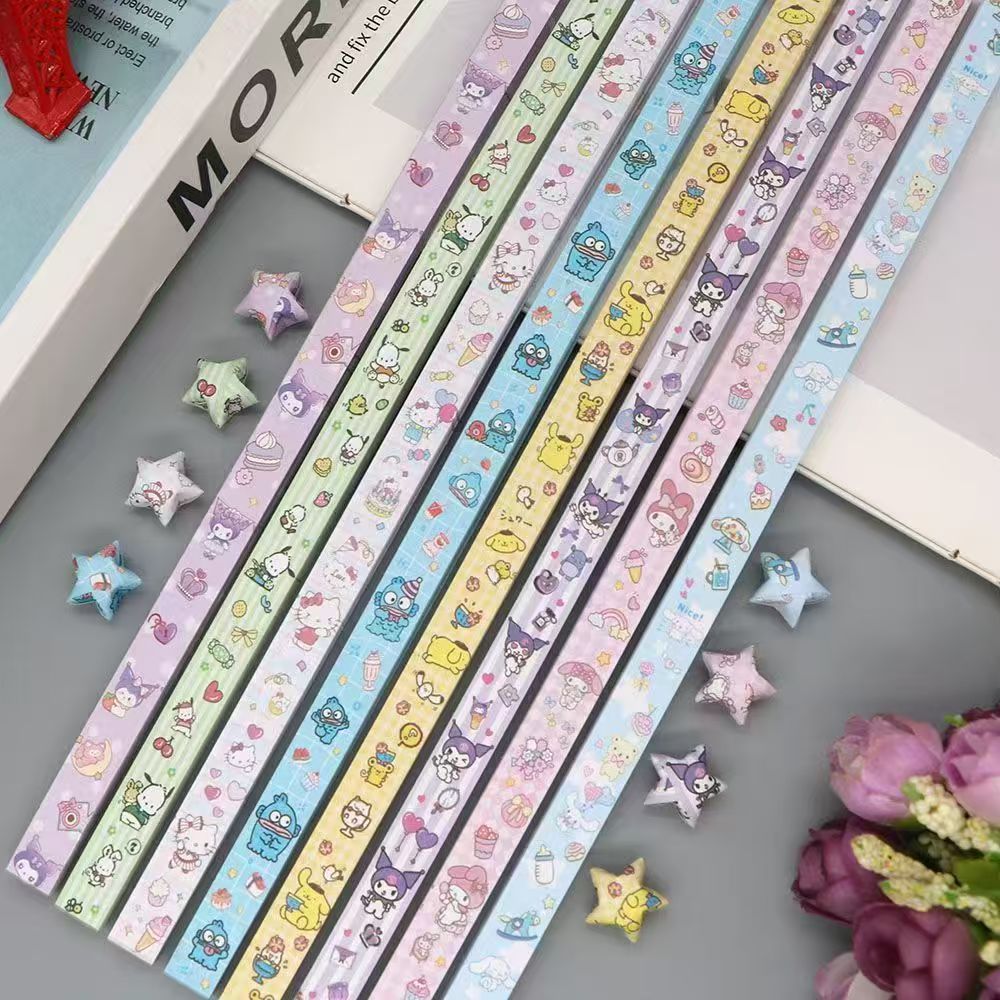giấy gấp ngôi sao giấy gấp sao giấy gấp sao 1000 tờ Giấy Ngôi Sao Chúc Ngôi Sao Năm Cánh Ngôi Sao Nh