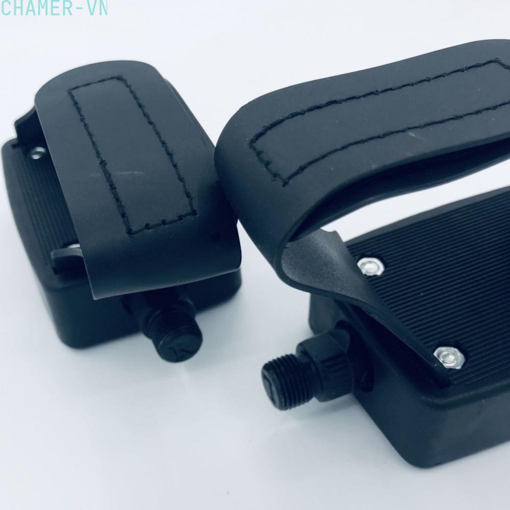 【CHAMER】Exercise Bike Pedals Square Non Slip Home Fitness Cycling Footrest for Indoor【HomeLiving】