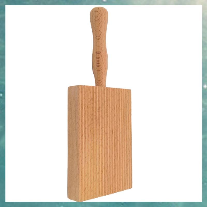 [uhktyltui.vn] Bảng làm mì ống, Bảng Gnocchi, Gỗ sồi Gnocchi Board Bơ Dụng cụ cạo bột mì và bơ nuôi 