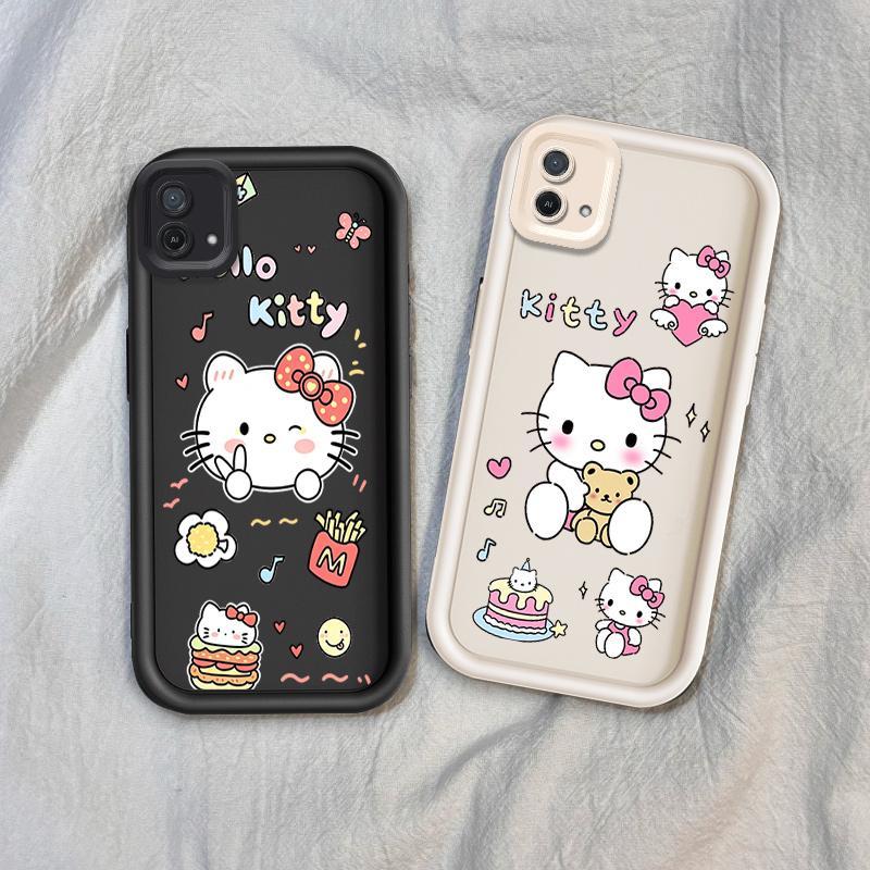 Vỏ mềm bảo vệ cặp đôi cổ điển sáng tạo hợp thời trang Hello Kitty hoạt hình dễ thương cho ốp điện th