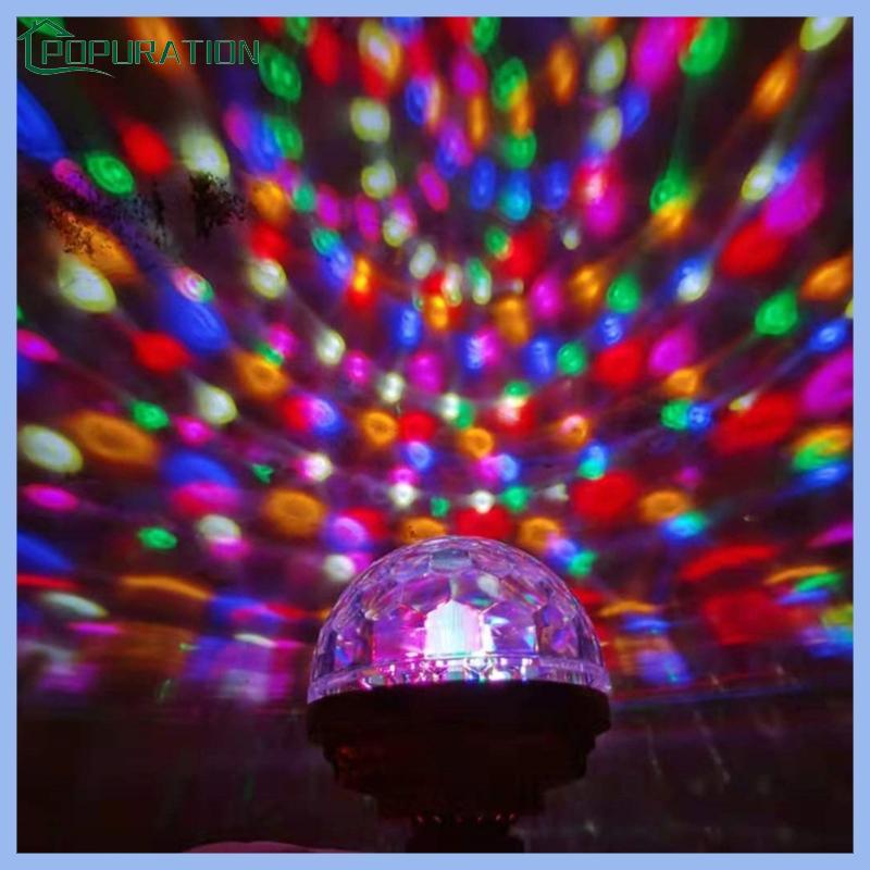 POP Multi Crystal Disco Light Party Atmosphere Light Đèn xoay đầy màu sắc