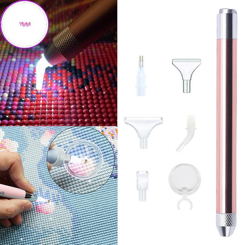 Yiyi Pen Lighting Point Drill Pen with Magnifying Glass Craft Tool VN