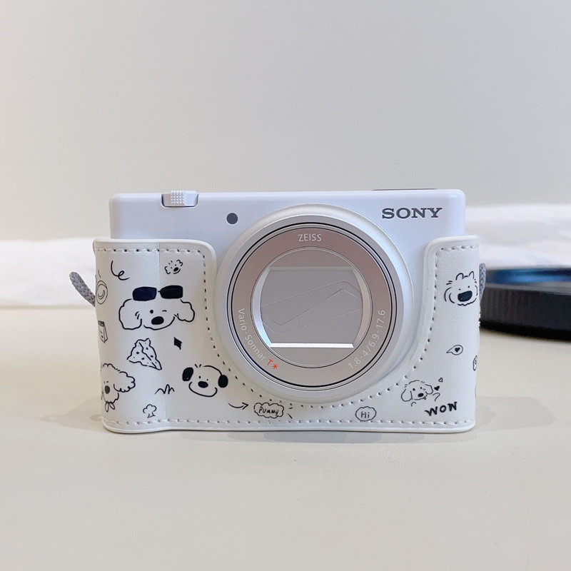 Vỏ bảo vệ chó vẽ tay hoạt hình hoạt hình hoạt hình Thích hợp cho Fuji XA7 / XA10 / XA20 Fuji X100VI 