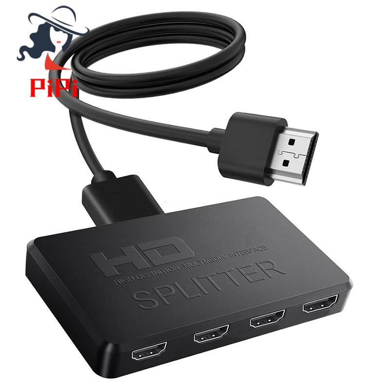 4K -Bộ chia tương thích 1x4 1x4 Bộ chia Video HDTV Bộ chia âm thanh Đồng bộ hóa cho TV Box HDTV DVD 