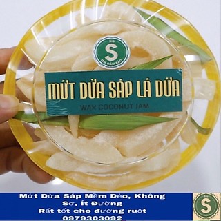 Mứt Dừa Sáp Lá Dứa 250g