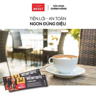 32 HỘP Cà phê hòa tan, cà phê sữa đá, 3in1 - MR.VIET Coffee (15 gói/ hộp x 17g)