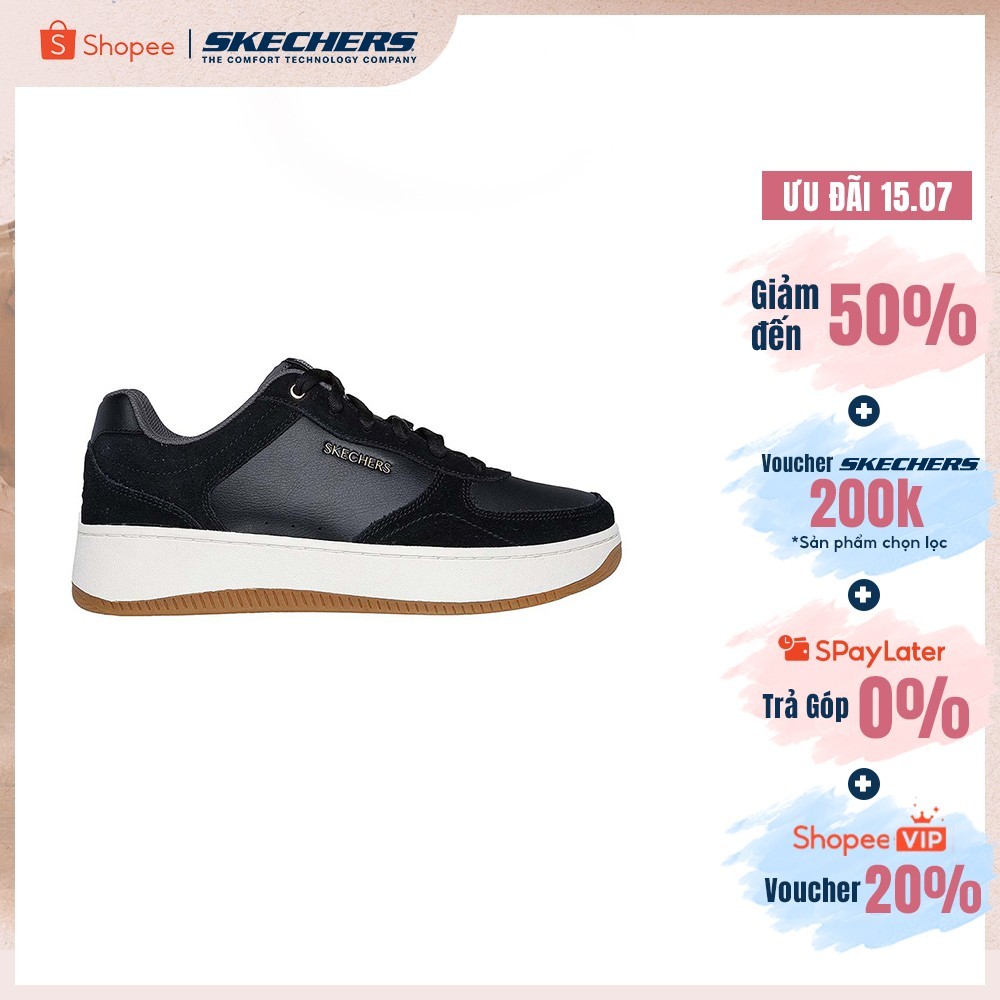 [ĐỘC QUYỀN ONLINE] Giày Thể Thao Nam Skechers Court Classics Sport Court 2.0 Yaros-254010-BKNT Air-C
