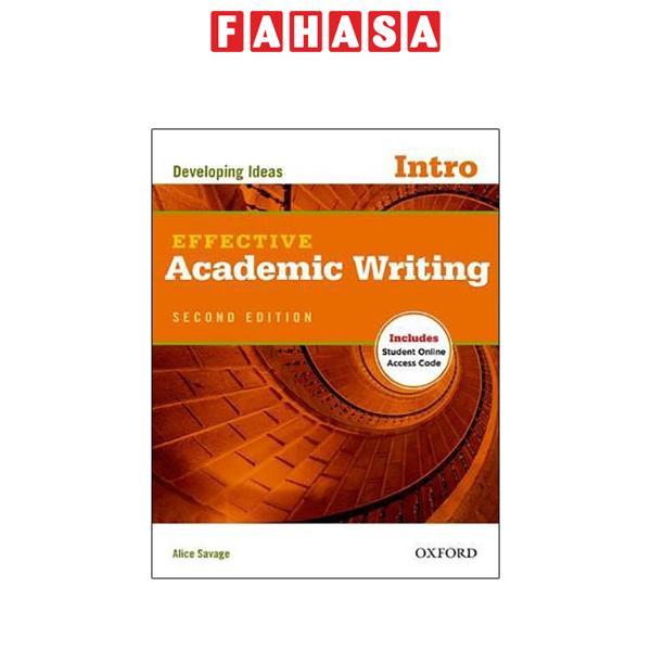 Sách ngoại văn: Effective Academic Writing Introductory Student Book with Access to Oxford Learn 2Ed