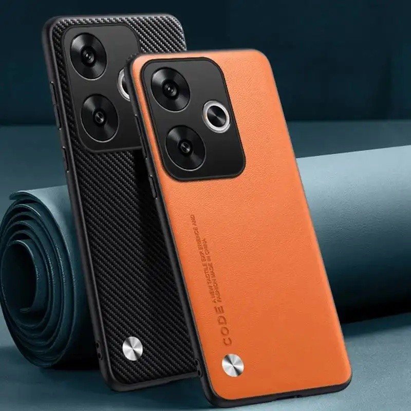 Ốp Da PU Sang Trọng Cho Xiaomi Redmi Turbo 3 turbo3 Ốp Lưng Silicon Mờ Chống Sốc Bảo Vệ Toàn Diện Vỏ