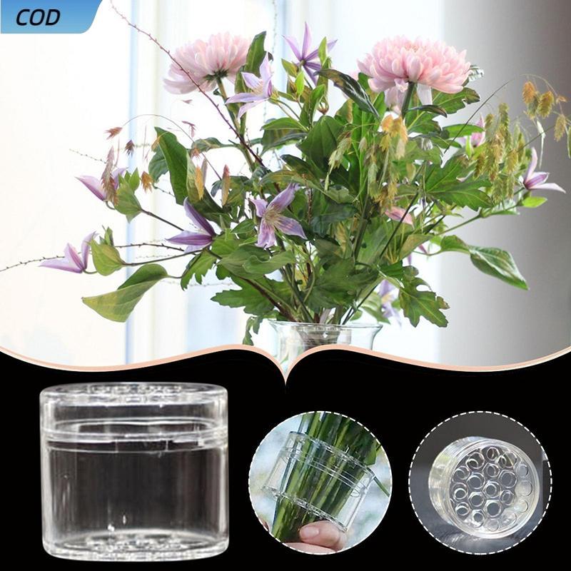 COD Spiral ikebana STEM Flower Holder For Vase Home thuận tiện cố định bó hoa Hoa sắp xếp phụ kiện t