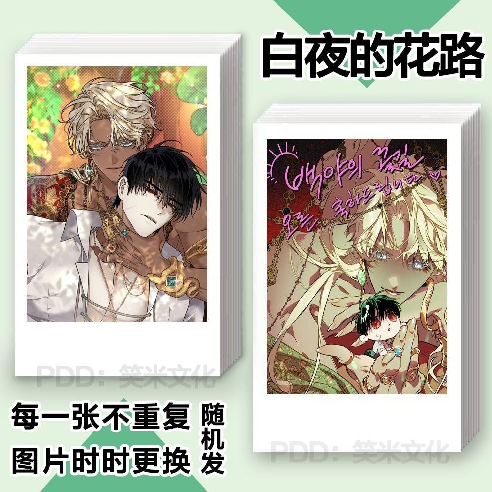 Đêm Trắng Hoa Đường Photocard Truyện Tranh Hàn Quốc Polaroid Hai Chiều Anime Ảnh LOMO Rice Made HD M