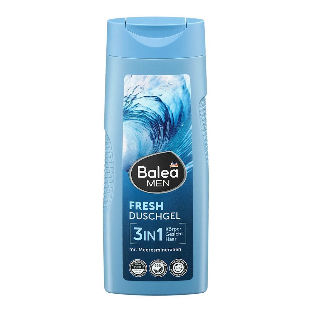 Sữa rửa mặt nam Balea Balea nhập khẩu Đức Sữa rửa mặt kiểm soát dầu gội 3 trong 1 300ML26.513