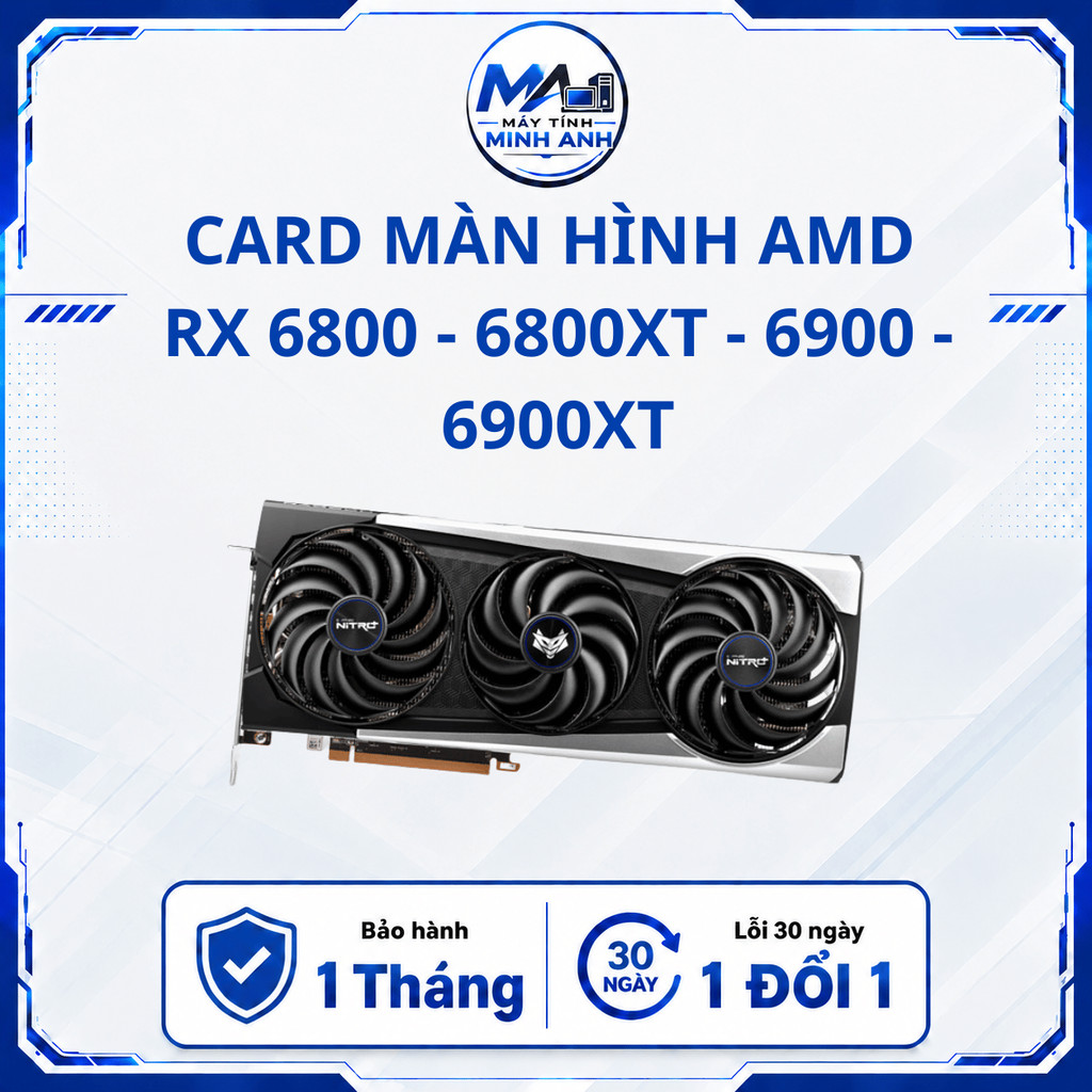 VGA Card màn hình RX  6800 6800XT 6900 6900XT GAMING X TRIO/ASUS/SAPPHIRE/AORUS/ASOCK