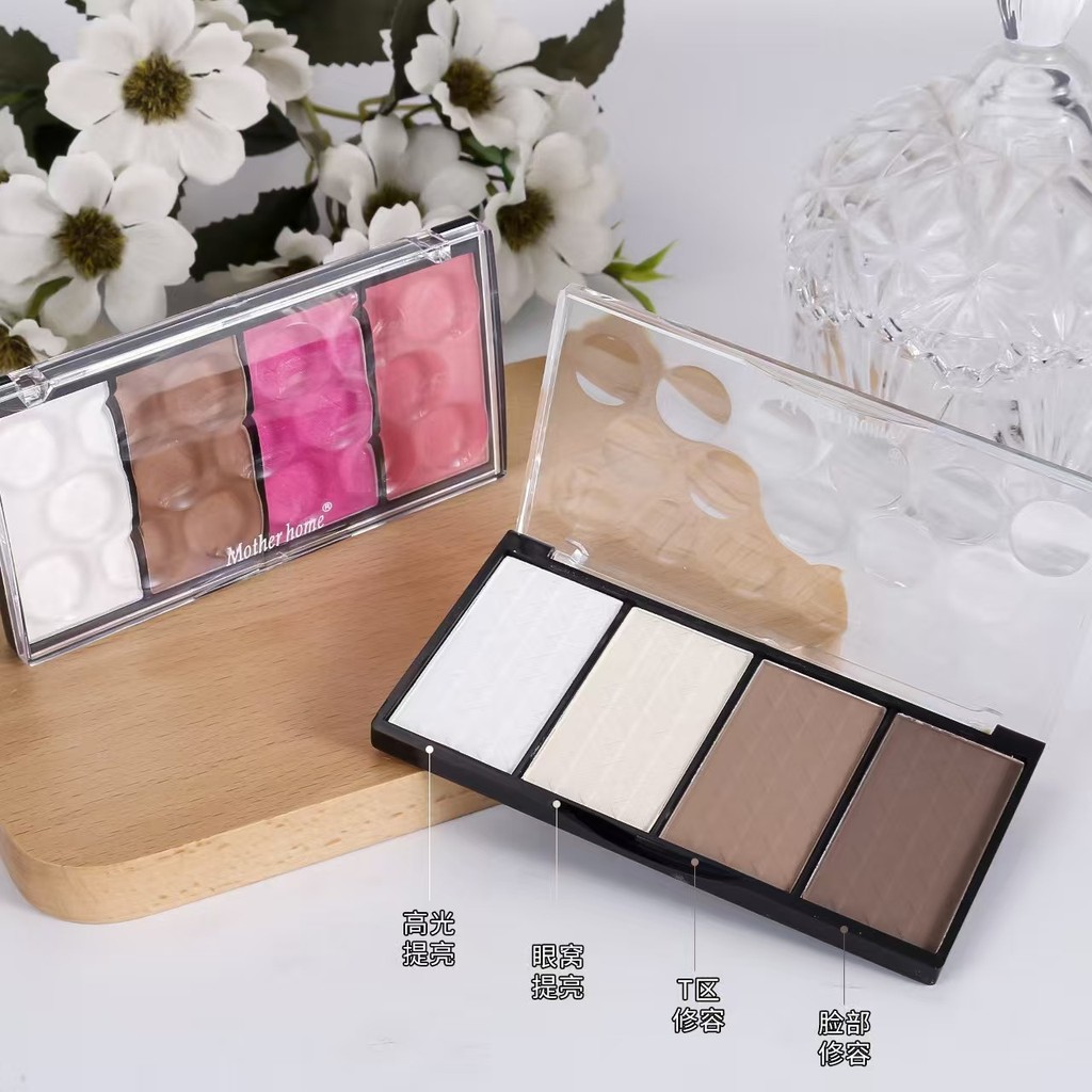 [Sẵn sàng] Motherhome Motherhome Repairing Blush Highlighting Pressed Powder 04 Monochrome Shadow T 