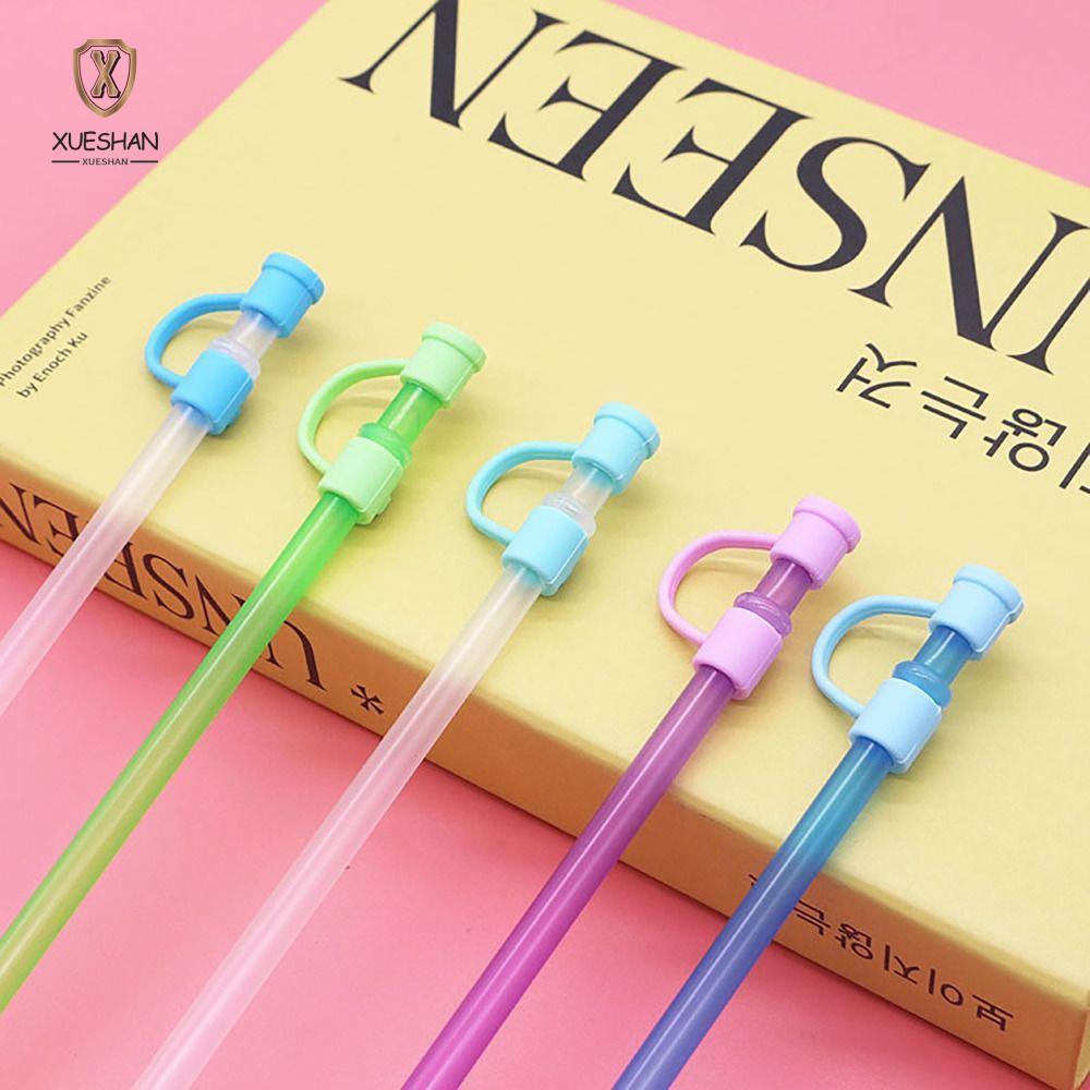 XUESHAN Ống Hút Topper, Nắp Bảo Vệ Nắp Ống Hút Vỏ, Di Động 8 Mm Niêm Phong Tốt Đầu Ống Hút Nắp Cho Đ