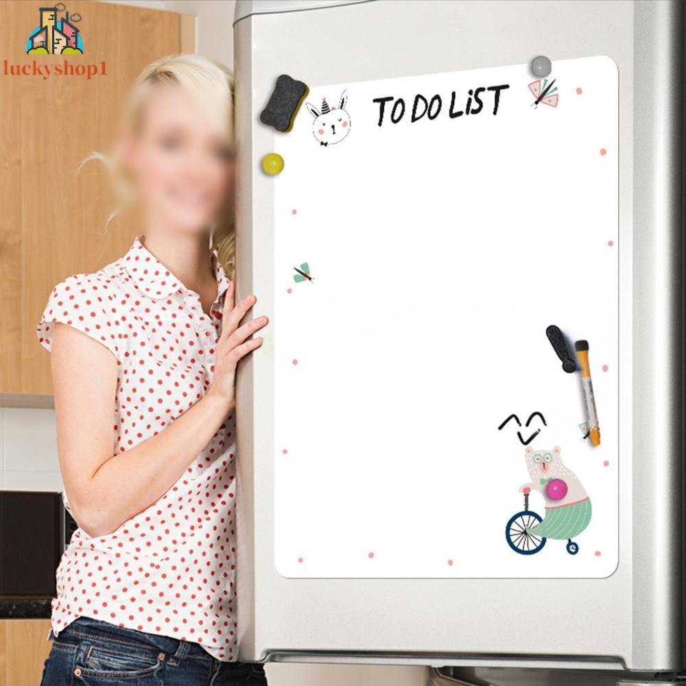 【HÀNG CÓ SẴN】Magnetic Schedule Board for Fridge Perfect for Meal Planning and Grocery Lists-BIG SALE