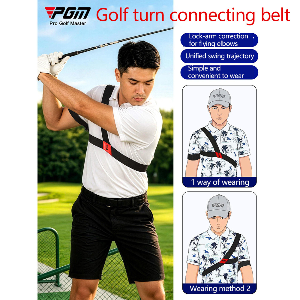 PGM Golf Swing Trainer Golf Swing Strap Golf Tư Thế Chỉnh Swing Ccorrector Thực Hành Đồ Dùng Dành Ch