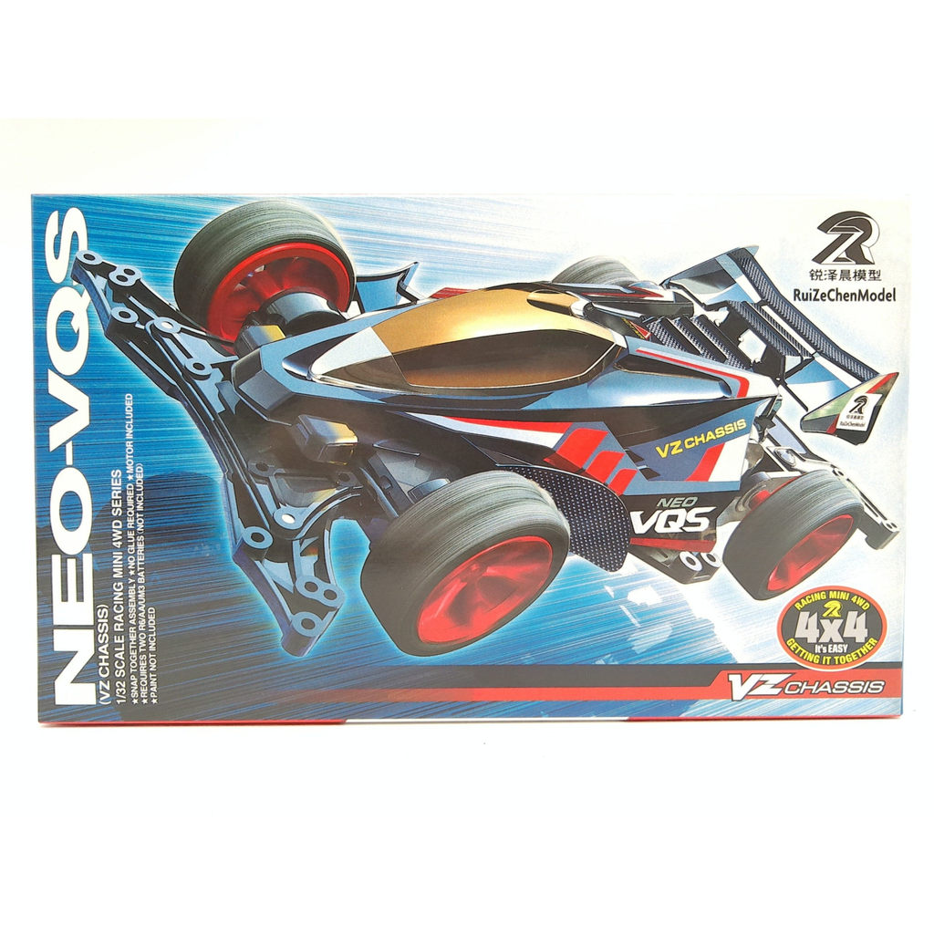 DD Sharp Zechen 4WD New Conqueror NEO-VQS VZ Chassis 18094 4WD Brothers Đen Trong Suốt Phiên Bản Đặc