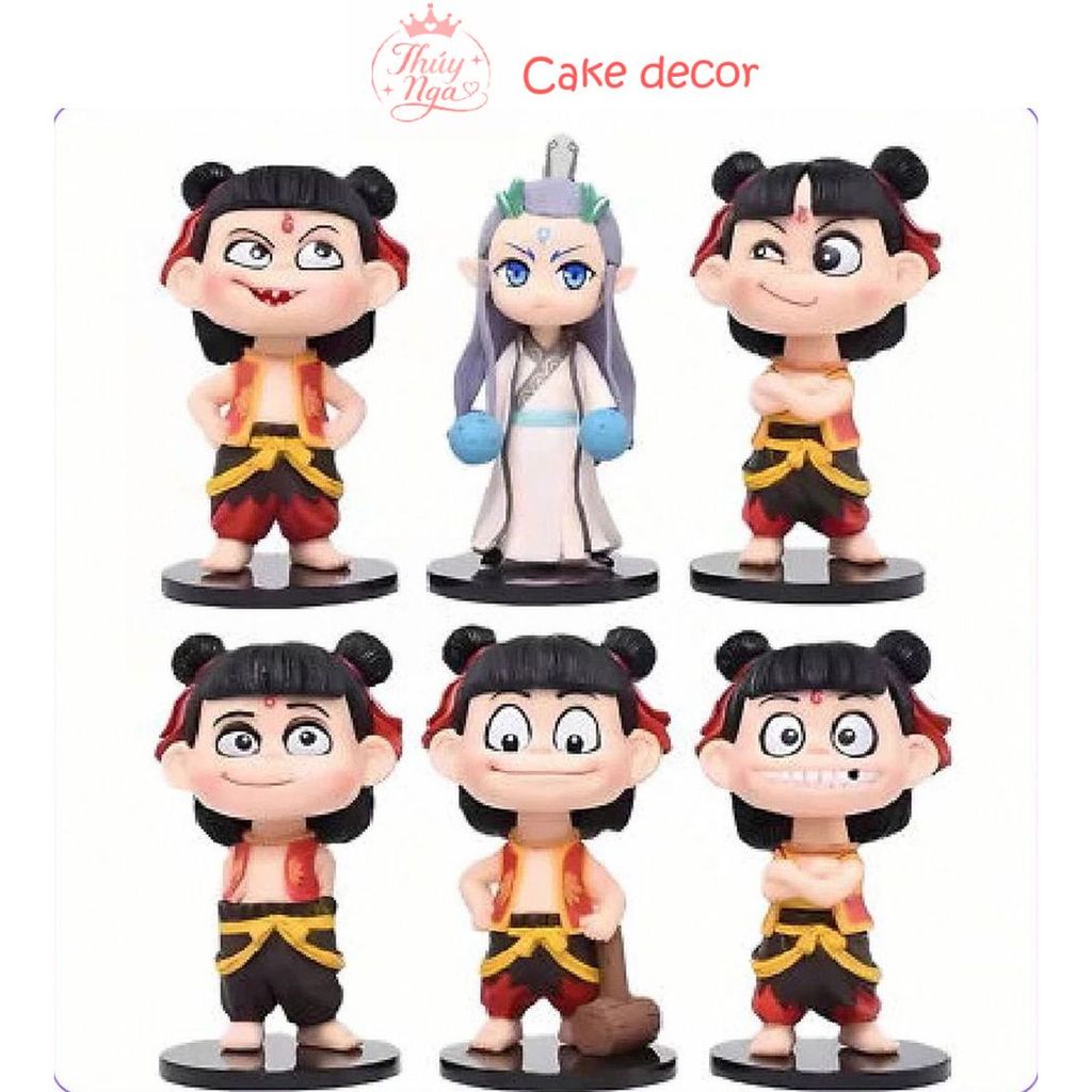 Na Tra decor bánh kem_Na Tra ma đồng giáng thế_Na Tra ma đồng náo hải_Ngao Bính
