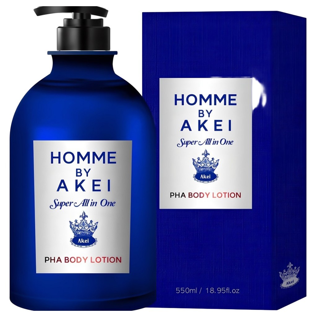[akei] Kem dưỡng thể Homme Super All in One PHA, 550ml, 1pc / Sữa dưỡng thể Hàn Quốc / All in One Fo