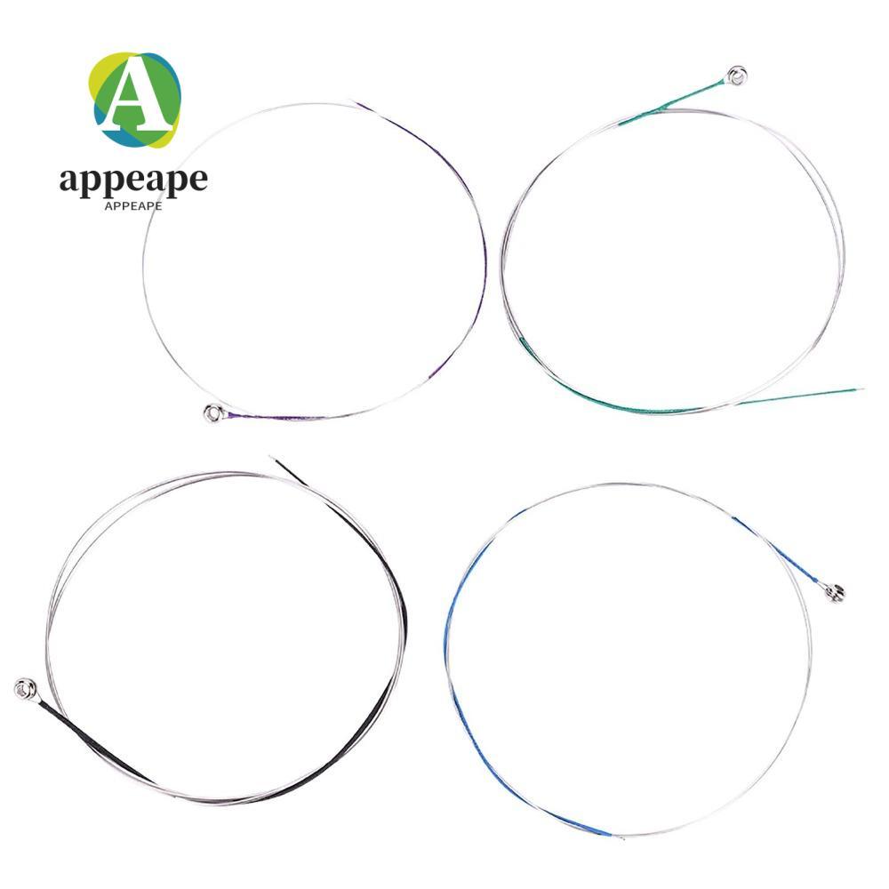 Bộ dây đàn violin APPEAPE, Dây đàn violin thép nhiều màu sắc, Phụ kiện đàn violin cỡ 4 / 4 cao cấp d