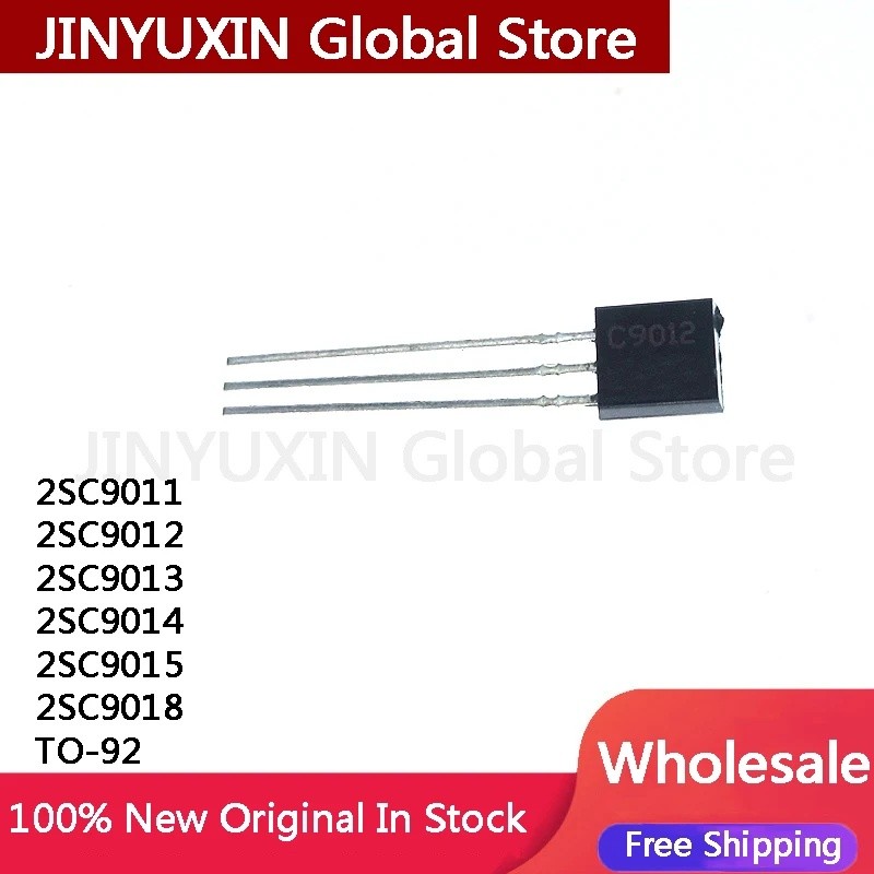 10 Chiếc 2SC9011 C9011 2SC9012 C9012 2SC9013 C9013 2SC9014 C9014 2SC9015 C9015 2SC9018 C9018 TO-92 B