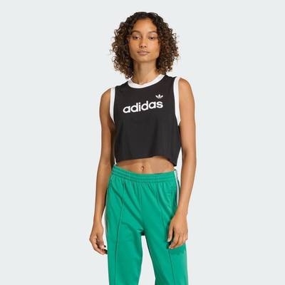 adidas Lifestyle LINEAR TANK Women Black KD7979