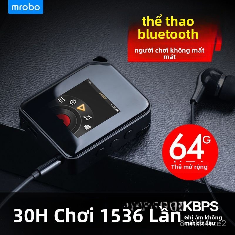 Máy nghe nhạc MP4 Mrobo thể thao học sinh chính hãng cao cấp bền đẹp tiện lợi bán chạy giao nhanh tố
