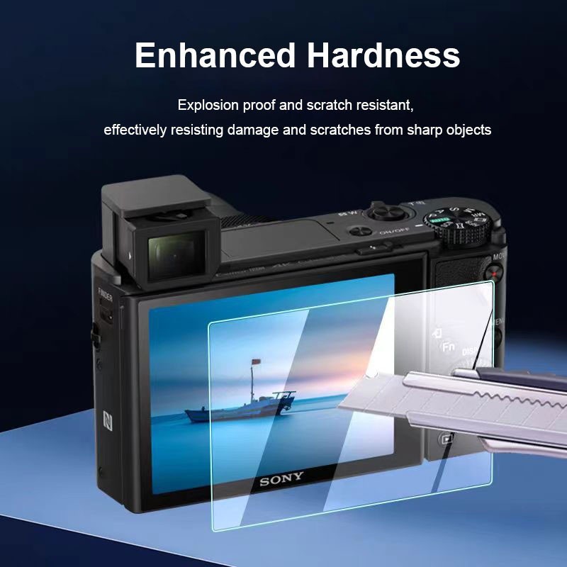 1-3 Chiếc 9H Kính Cường Lực Cho Sony HX200 HX30 HX300 HX350 HX400 HX50 HX60 HX90 HX90V HX99 HX200V C