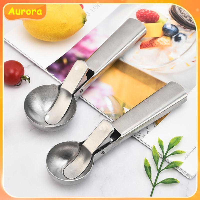 COD Ice Cream Scoops thép không gỉ Ice Cream Digger không dính trái cây Ice ball maker dưa hấu Ice C