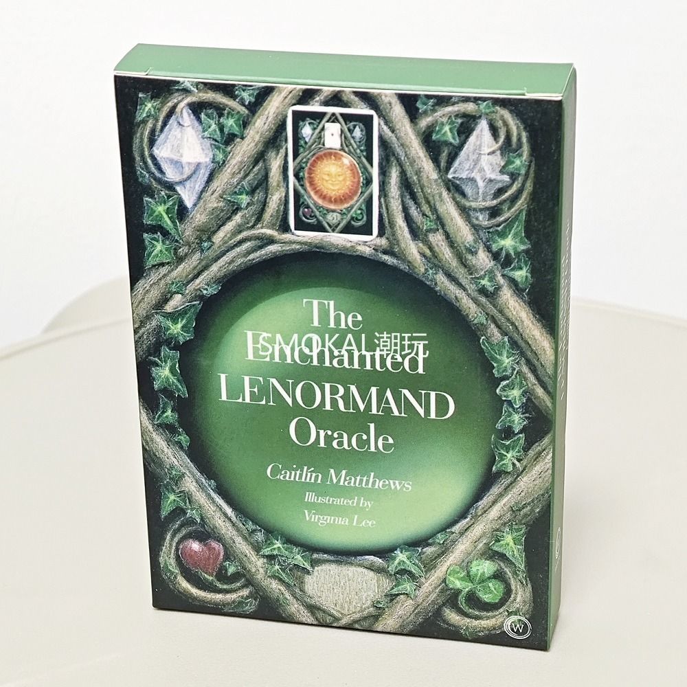 10.4 * 7.3cm Quyến Rũ Lenorman Bảng Tiếng Anh Trò Chơi Thẻ Trò Chơi Enchanted Lenormand