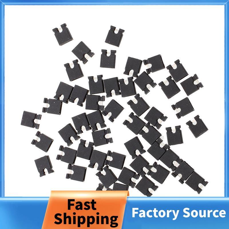 50 chiếc 2.54mm Jumper Cap mini Jumper Đầu nối nắp ngắn mạch