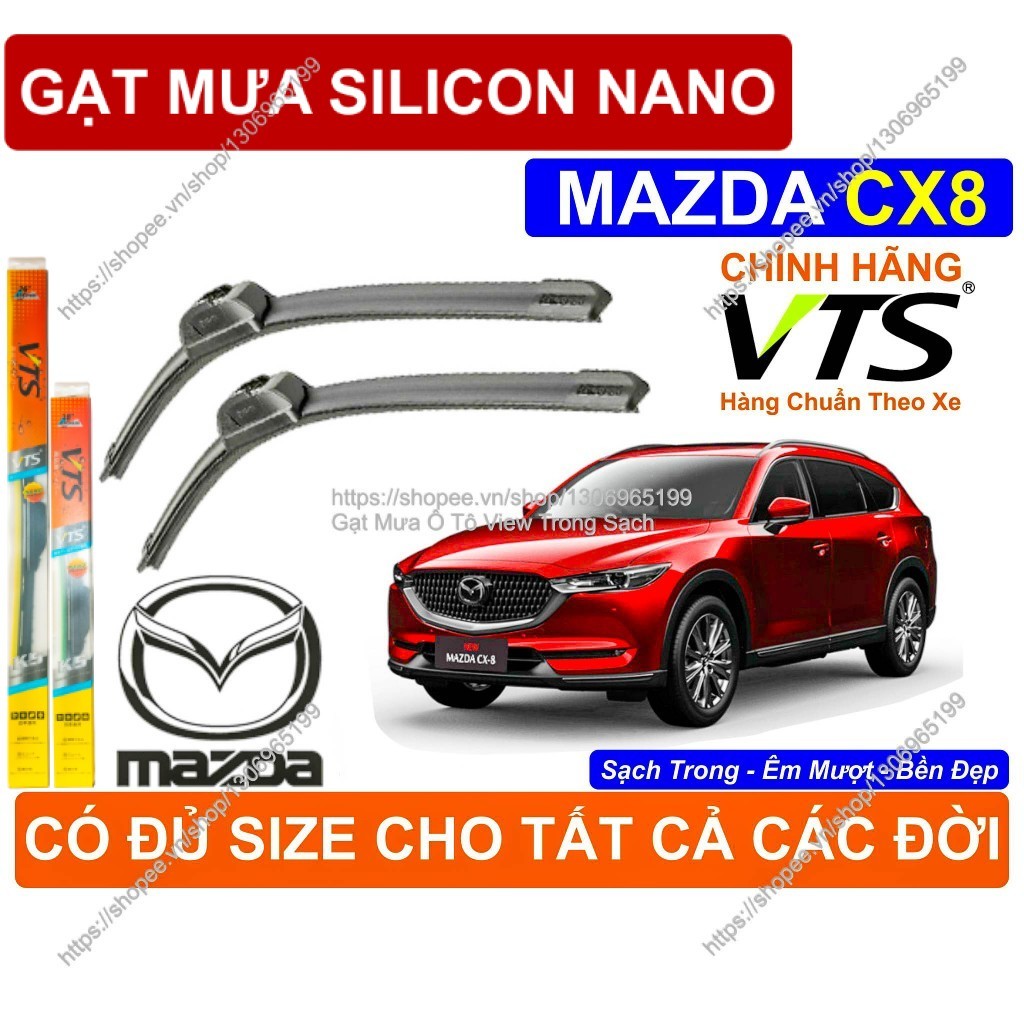 K5, Gạt Mưa Kính Lái Cao Cấp Mazda CX8, Cặp G.ạt Mưa Kính Lái Mazda CX8,  Mazda CX8