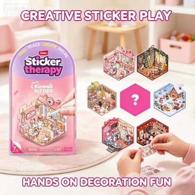 ZURU Sticker Therapy Kawaii Kitties