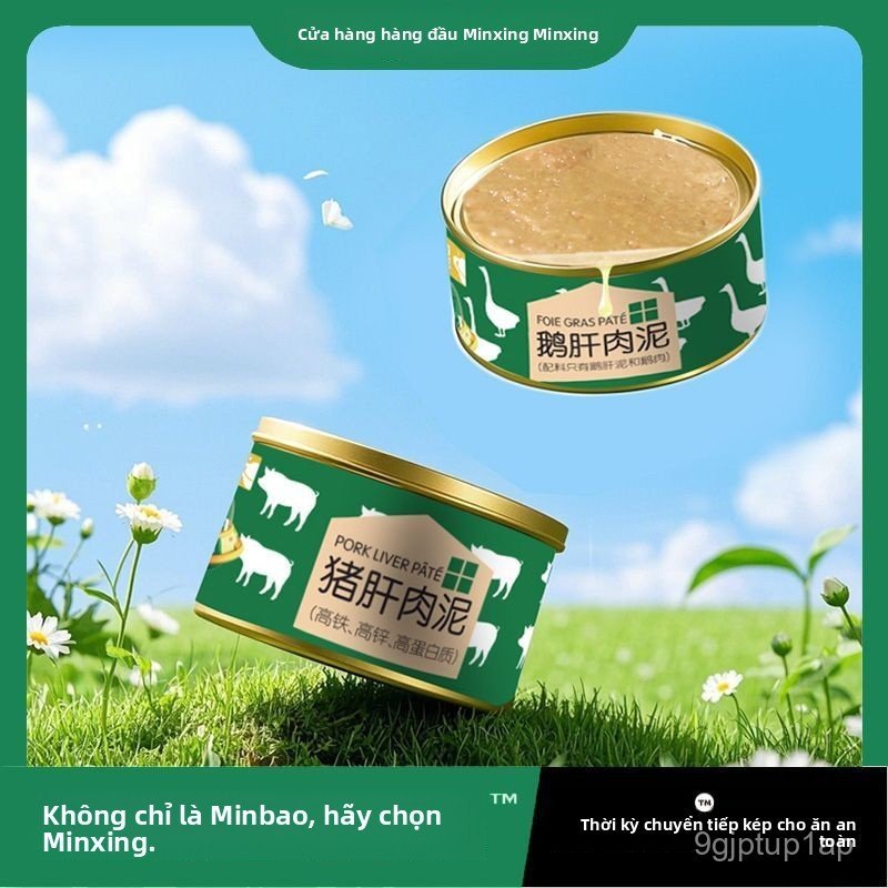 Pate gan ngỗng gan heo cho bé ăn dặm tiện lợi bổ dinh dưỡng an toàn