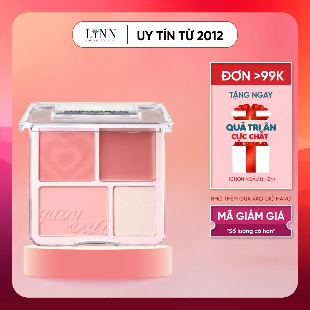 Phấn má hồng & bắt sáng Judydoll Blush & Highlight Palette màu #02 (9g) phù hợp với mọi loại da