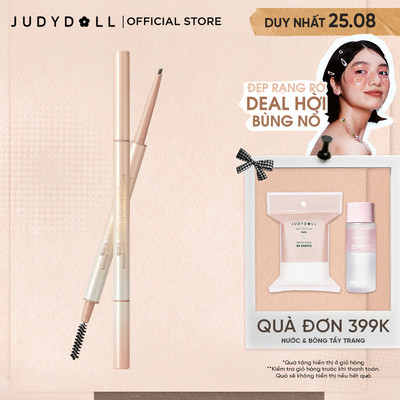 Chì Kẻ Mày JUDYDOLL Define Eyebrow Pencil Siêu Mảnh Phẩy Sợi Sắc Nét Lâu Trôi Chống Nước 80mg