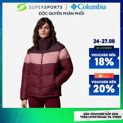 Áo Khoác Nữ Columbia Puffect™ Ii Colorblock - Đỏ - 2088482624