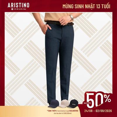 Quần Âu Nam ARISTINO Form Regular Co Giãn Chất liệu Bền màu Mỏng nhẹ ATR0130Z