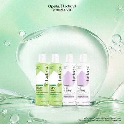 Bộ 2 Chai DDVS Phụ nữ Lactacyd Odor Fresh 250ml/chai + 2 chai DDVS Phụ nữ Lactacyd Soft & Silky Dưỡng Ẩm 250ml