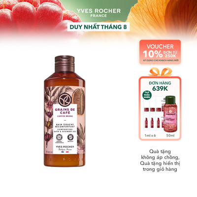 Sữa tắm dạng gel hương cà phê Yves Rocher Bath And Shower Gel Coffee Beans 400ml