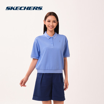 Polo Tee Nữ Skechers Skechers Authentic Iconic Polo Tee - SL226W181-03KG