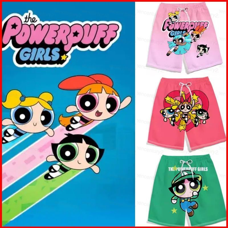 The Powerpuff Girls Blossom Bubbles Áo thun mùa hè Áo thun ngắn tay Anime
