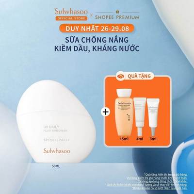 Sữa Chống Nắng Kiềm Dầu Kháng Nước Sulwhasoo UV Daily Fluid Sunscreen 50ML
