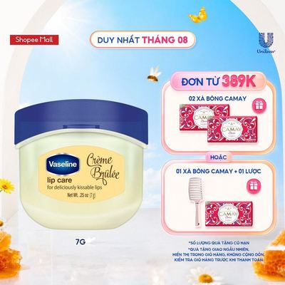 Sáp Dưỡng Môi Ngọt Ngào Vaseline Lips Care Creme Brulee Ngọt Ngào 7g